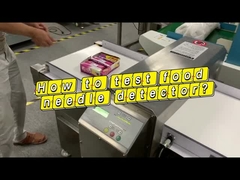 Linea sensibile metal detector di produzione alimentare del touch screen per alimento