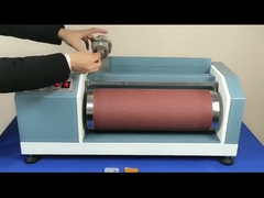 Le scarpe di gomma del tester di resistenza all'abrasione di baccano di SATRA TM147 la macchina del collaudo di resistenza all'usura