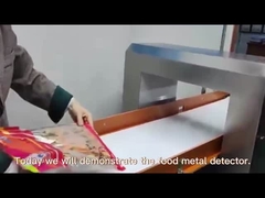 Detettore di metalli per diversi alimenti, riciclaggio di plastica, gomma chimica e farmaci medici